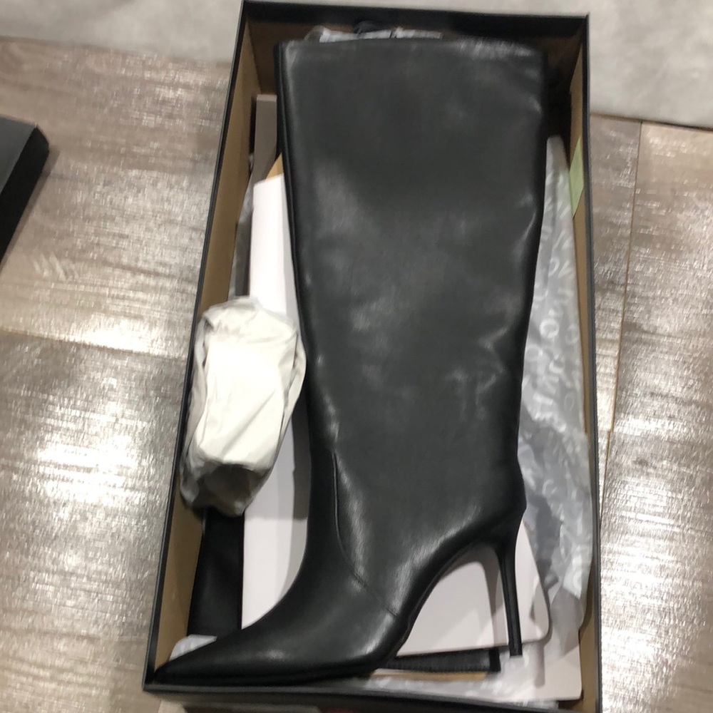 INC Havanna knee black boots new in box size 9.5